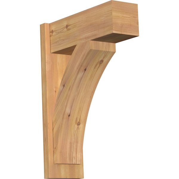 Ekena Millwork Thorton Block Smooth Outlooker, Western Red Cedar, 7 1/2"W x 20"D x 28"H OUT08X20X28THR05SWR - main